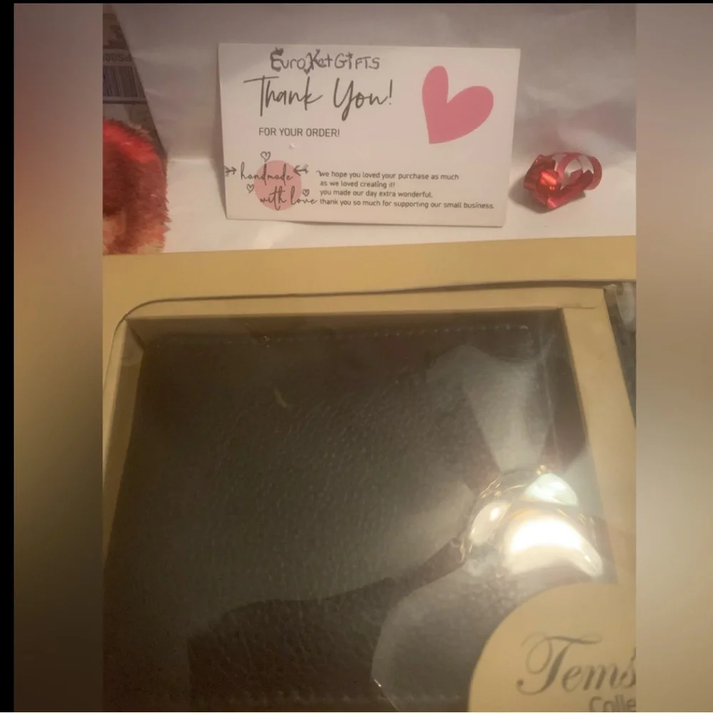 Tems Black Men's Wallet New in original package NWT In Box